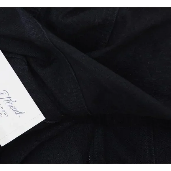 NWT Universal Thread Womens Denim Tailored Corset Midi Dress 91829603 Black 4 - Picture 6 of 8